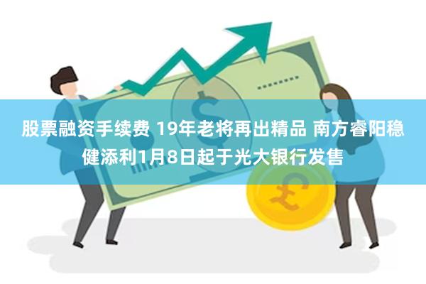 股票融资手续费 19年老将再出精品 南方睿阳稳健添利1月8日起于光大银行发售