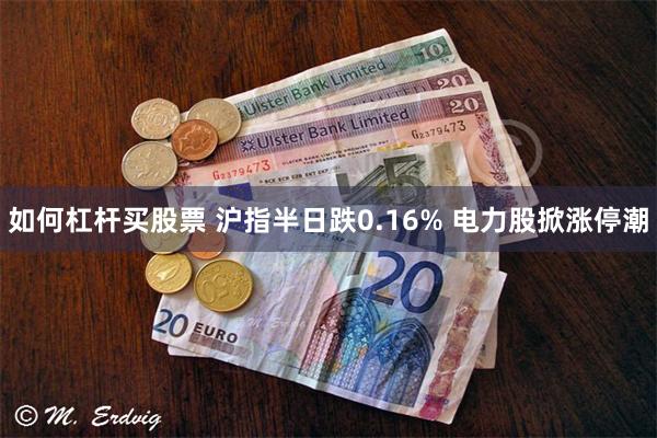 如何杠杆买股票 沪指半日跌0.16% 电力股掀涨停潮