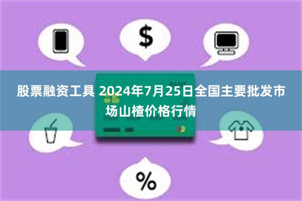 股票融资工具 2024年7月25日全国主要批发市场山楂价格行情