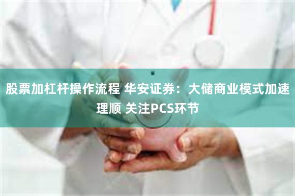 股票加杠杆操作流程 华安证券：大储商业模式加速理顺 关注PCS环节