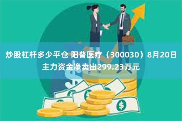 炒股杠杆多少平仓 阳普医疗（300030）8月20日主力资金净卖出299.23万元