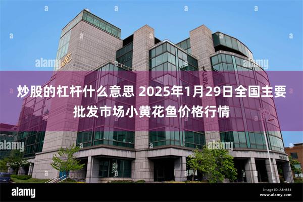 炒股的杠杆什么意思 2025年1月29日全国主要批发市场小黄花鱼价格行情